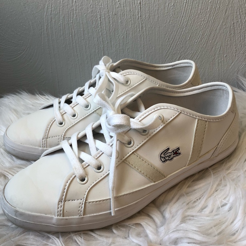 Lacoste white sneakers